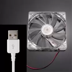 Ventiladores,Ventilador 80 X 10 Mm (8 X 1 Cm) Usb 5v Fan Cooler Enfriador
