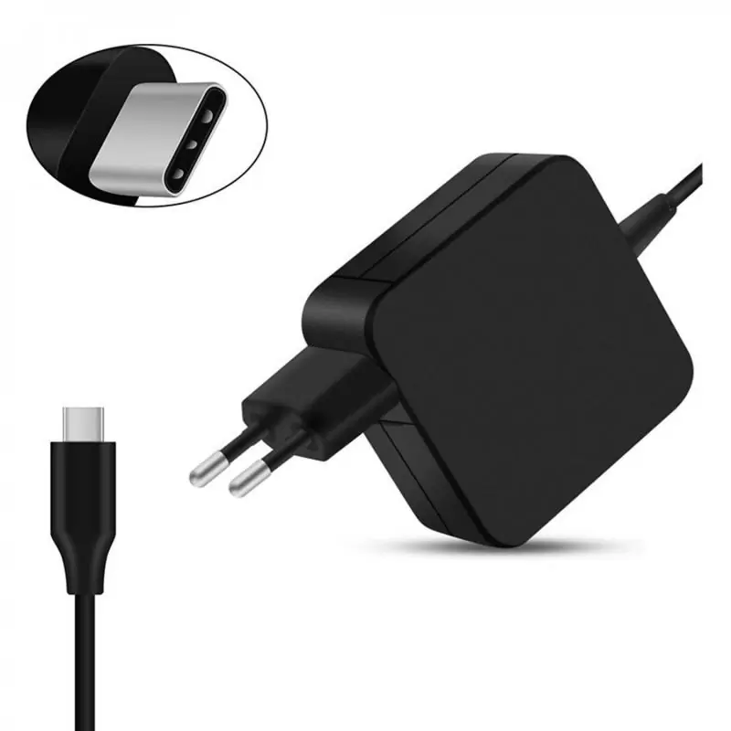 Cargadores de Notebook,Cargador Tipo C 65w Alternativo Para Macbook / Lenovo / Asus / Dell