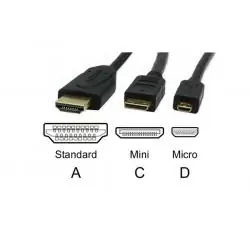 Adaptador de Video y Conversor,Adaptador de Puerto Mini HDMI a VGA con Audio - MINI