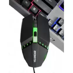 Kit Teclado + Mouse Gamer,Kit Teclado Mouse Alambrico Gamer Retroiluminado Pc Notebook - JX-KT555