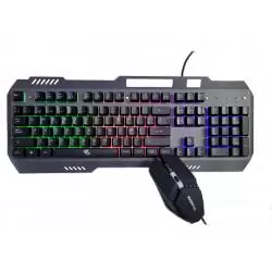 Kit Teclado + Mouse Gamer,Kit Teclado Mouse Alambrico Gamer Retroiluminado Pc Notebook - JX-KT555