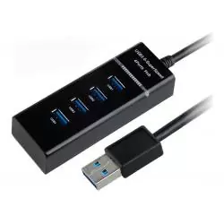 Hub USB,Hub USB 3.0 Alta Velocidad 4 puertos