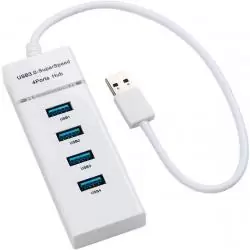 Hub USB,Hub USB 3.0 Alta Velocidad 4 puertos