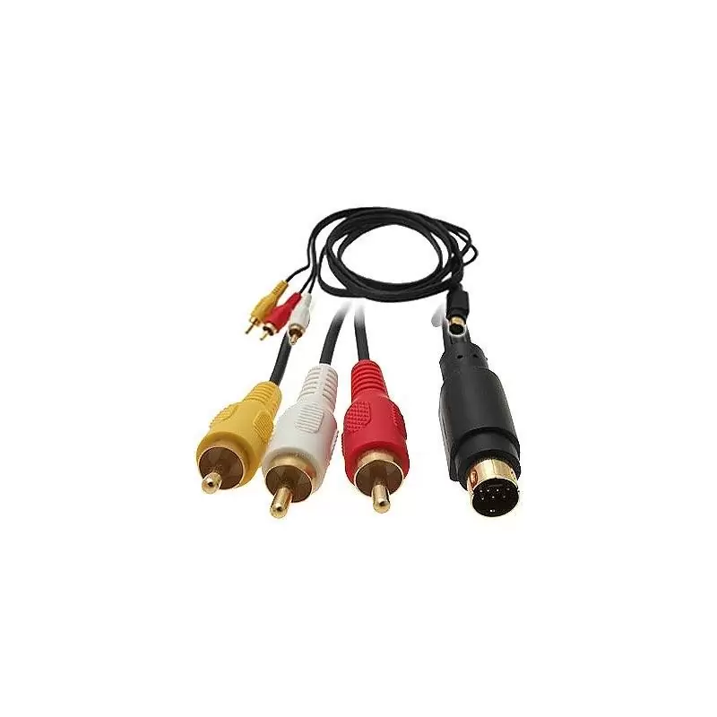 Cables de Video,Cable SVideo 7 Pines a RCA con Audio / Super Video 7 Pin