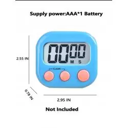 Timer Temporizadores,Timer Digital de Cocina Temporizador Modelo Big Celeste