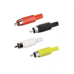 Adaptadores de Audio,Conector RCA Audio y Video para Armar