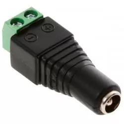 Interruptores y Enchufes,Conector Terminal Poder 5.5x2.1mm Jack Camaras Tiras Led - Hembra