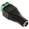 Interruptores y Enchufes,Conector Terminal Poder 5.5x2.1mm Jack Camaras Tiras Led - Hembra