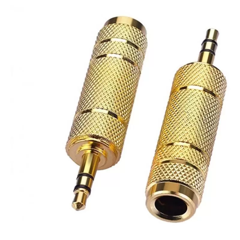 Adaptadores de Audio,Adaptador Stereo Audio 6.3mm Hembra A Jack 3.5mm Macho