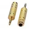 Adaptadores de Audio,Adaptador Stereo Audio 6.3mm Hembra A Jack 3.5mm Macho