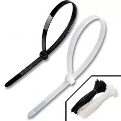 Otros,50x Amarras Plasticas 20 Cm Para Cables Mallas Rejas De Hojas Trillaje Color Negro