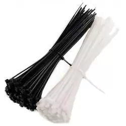 Otros,50x Amarras Plasticas 20 Cm Para Cables Mallas Rejas De Hojas Trillaje Color Negro