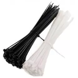 Otros,Amarras Plasticas 20 Cm Para Amarrar Cables Mallas Rejas De Hojas Trillaje Color Negro 50U