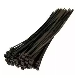 Otros,50x Amarras Plasticas 20 Cm Para Cables Mallas Rejas De Hojas Trillaje Color Negro