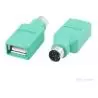 Adaptadores y Cables,Adaptador Usb A Puerto Ps2 Mouse O Teclado