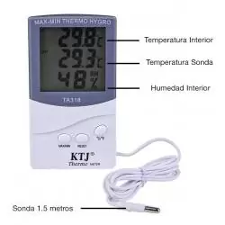 Termómetros e Higrómetros,Termo Higrometro Termometro Digital De Temperatura Y Humedad