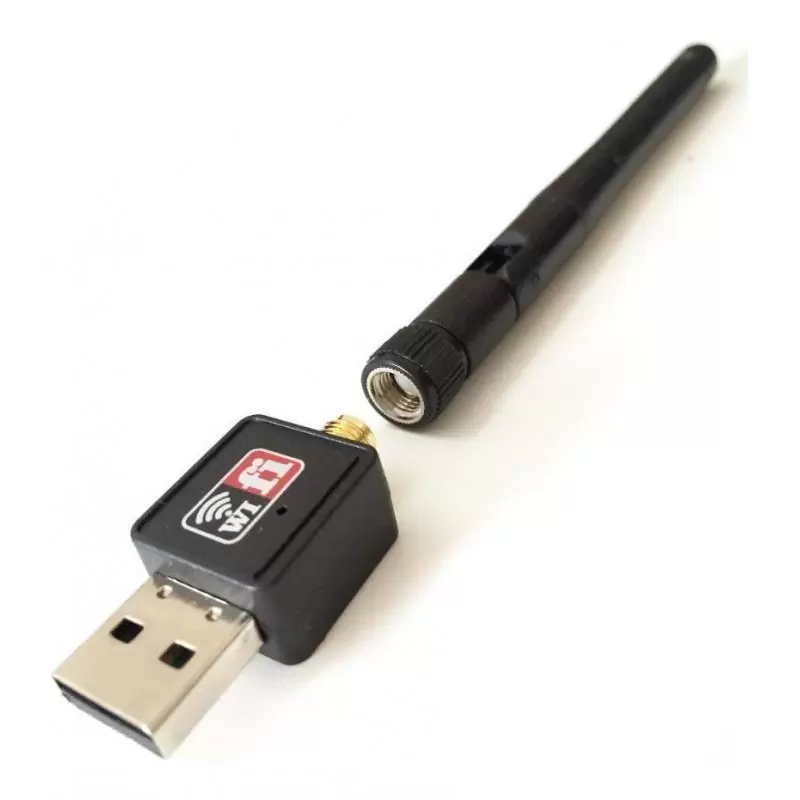 Tarjeta de red 150Mbps Wireless Free Driver Mini WiFi Adaptador USB para PC  de escritorio Hugtrwg Para estrenar