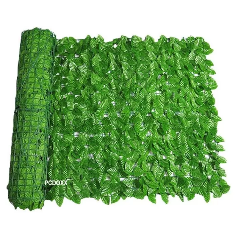 Terraza y Jardín,Malla Alfombra Hojas Enredadera Treillage Reja Cortina 24x1Mts