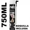 Otros,Espuma Expansiva REX Poliuretano Aislante Frio Relleno Aislacion Sellante Pu - 750ml