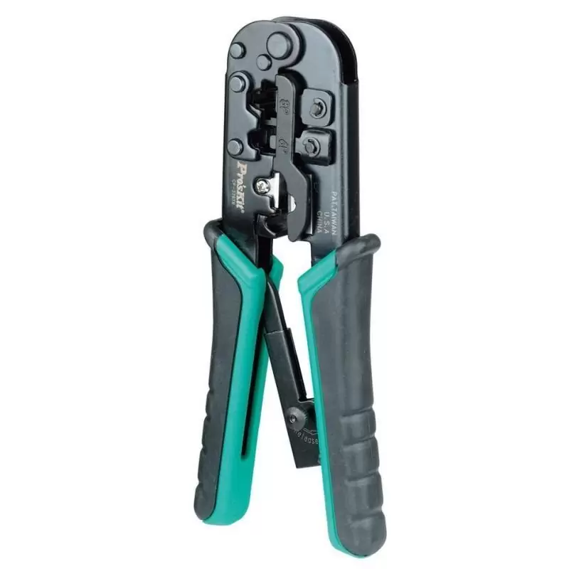 Tester y Herramientas de Redes,Alicate Crimpeadora Rj45 Rj11 Rj12 Proskit Cp-376t