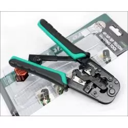 Tester y Herramientas de Redes,Alicate Crimpeadora Rj45 Rj11 Rj12 Proskit Cp-376t