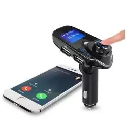 Adaptadores de Audio,Transmisor Fm Para Auto Con Bluetooth Mp3 Micro SD Usb Led