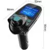 Adaptadores de Audio,Transmisor Fm Para Auto Con Bluetooth Mp3 Micro SD Usb Led