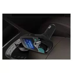 Adaptadores de Audio,Transmisor Fm Para Auto Con Bluetooth Mp3 Micro SD Usb Led