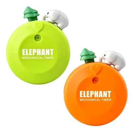 Timer Temporizadores,Timer de Cocina Elefante y Arbol Reloj Temporizador A Cuerda