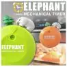 Timer Temporizadores,Timer de Cocina Elefante y Arbol Reloj Temporizador A Cuerda