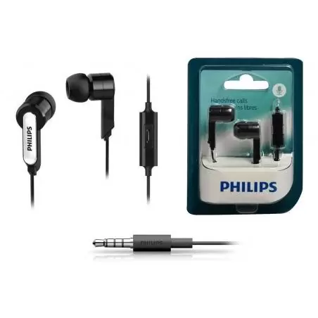 Audífonos y Manos Libres,Audifono Con Microfono Philips She1405 Para Notebook Celular Mp3