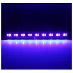 Iluminación de Fiestas,Barra De Luz Negra UV Ultravioleta LED Fiesta Cumpleaños - 9 Led