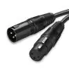 Micrófono Karaoke y Accesorios,Cable Extension De Microfono Canon Canon XLR 10 Metros - Negro