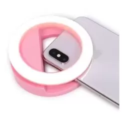 Iluminación Selfie,Aro De Luz Led Mini Portatil Recargable Celular Fotos Tiktok - GATO