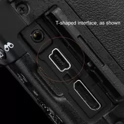 Adaptadores y Cables,Cable Para Camara Nikon USB Uc E4 E5 D40 D50 D60 D70 D80 D90 D200 D300 D700 - Mini V3 Azul