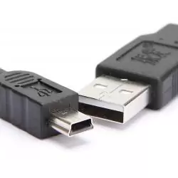 Adaptadores y Cables,Cable Para Camara Nikon USB Uc E4 E5 D40 D50 D60 D70 D80 D90 D200 D300 D700 - Mini V3 Azul
