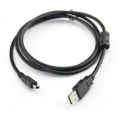 Adaptadores y Cables,Cable Para Camara Nikon USB Uc E4 E5 D40 D50 D60 D70 D80 D90 D200 D300 D700 - Mini V3 Azul
