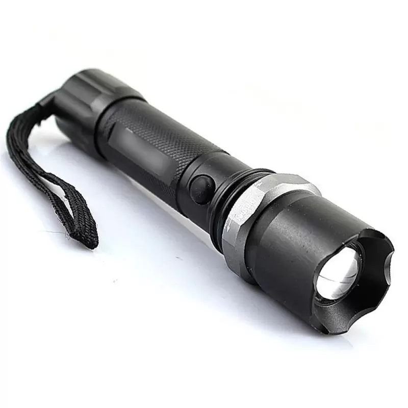 Linternas y Luz Emergencia,Linterna Metal Led Recargable Militar Camping Potente Zoom