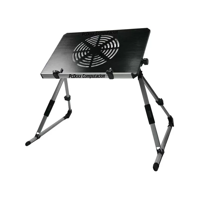 Base Enfriadora de Notebook,Mesa Plegable Notebook con Ventilador Bandeja Aluminio Portatil Cama