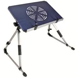 Base Enfriadora de Notebook,Mesa Plegable Notebook con Ventilador Bandeja Aluminio Portatil Cama