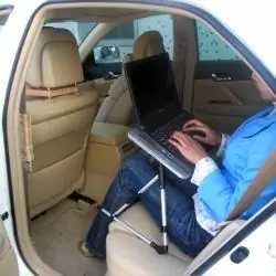 Base Enfriadora de Notebook,Mesa Plegable Notebook Bandeja Aluminio Portatil Cama