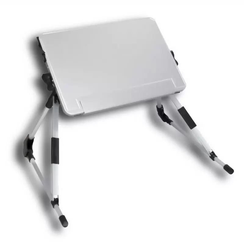 Base Enfriadora de Notebook,Mesa Plegable Notebook Bandeja Aluminio Portatil Cama
