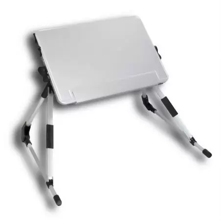 Base Enfriadora de Notebook,Mesa Plegable Notebook Bandeja Aluminio Portatil Cama