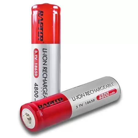 Pilas y Baterias,6x Pack Pila18650 Bateria Recargable Para linterna Laser Foco - Raptor