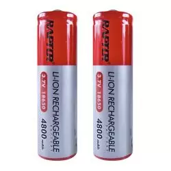 Pilas y Baterias,6x Pack Pila18650 Bateria Recargable Para linterna Laser Foco - Raptor