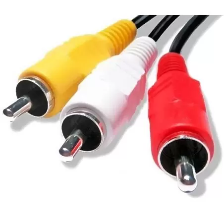Cables de Audio,Cable RCA Audio Video Macho - Macho A/V 3x3