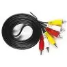 Cables de Audio,Cable RCA Audio Video Macho - Macho A/V 3x3