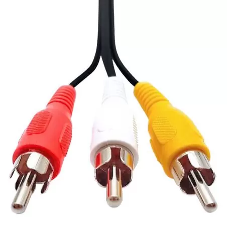 Cables de Audio,Cable RCA Audio Video Macho - Macho A/V 3x3 - Economico