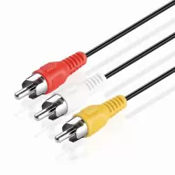 Cables de Audio,Cable RCA Audio Video Macho - Macho A/V 3x3 - Economico