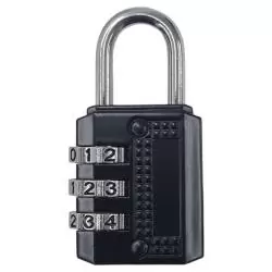 Candados,Candado Con Clave New Black Para Lockers,maletas, Equipaje Etc.